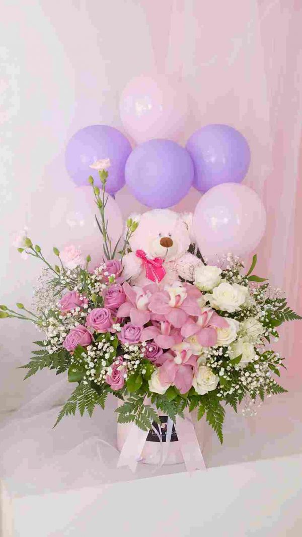 flower box balloon