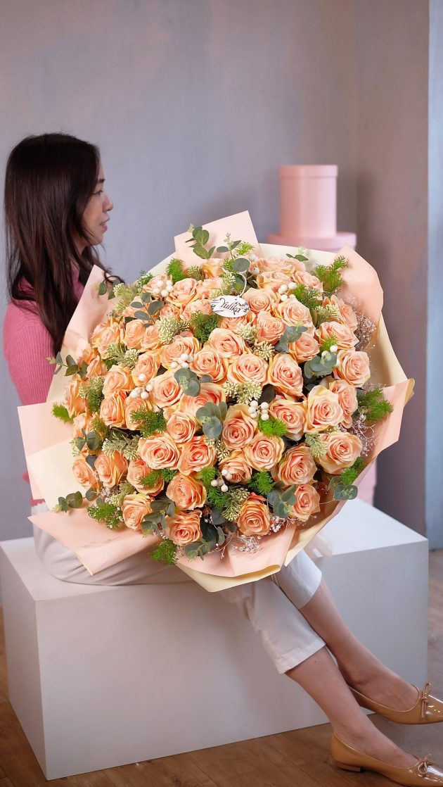 Yulika Florist Flower Bouquet Valentine V24